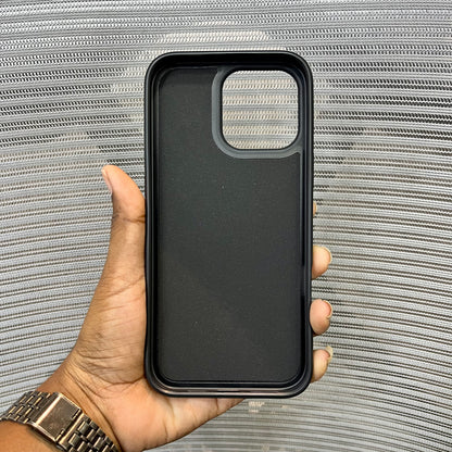 Premium Carbon Fiber Logo iPhone 15 Pro Max Case