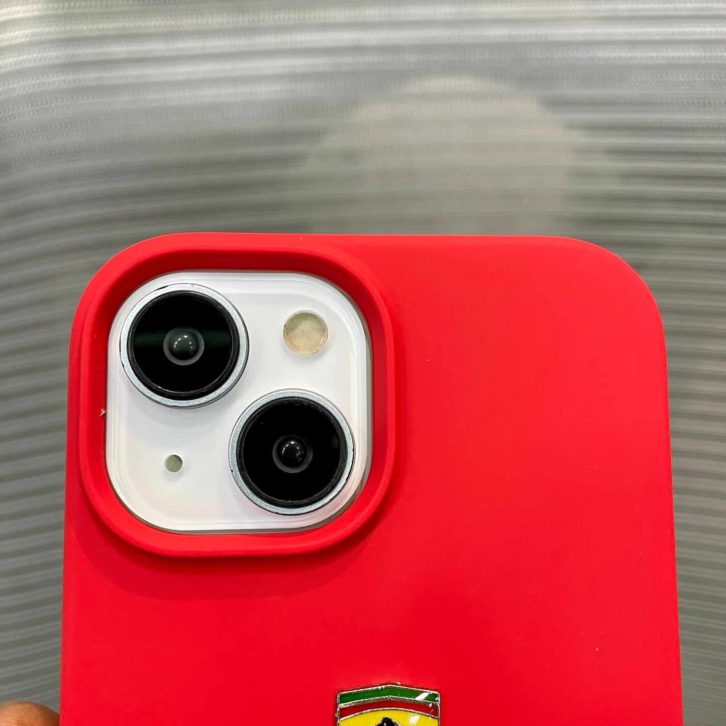 RedPrancing Horse Silicone iPhone 13  Case