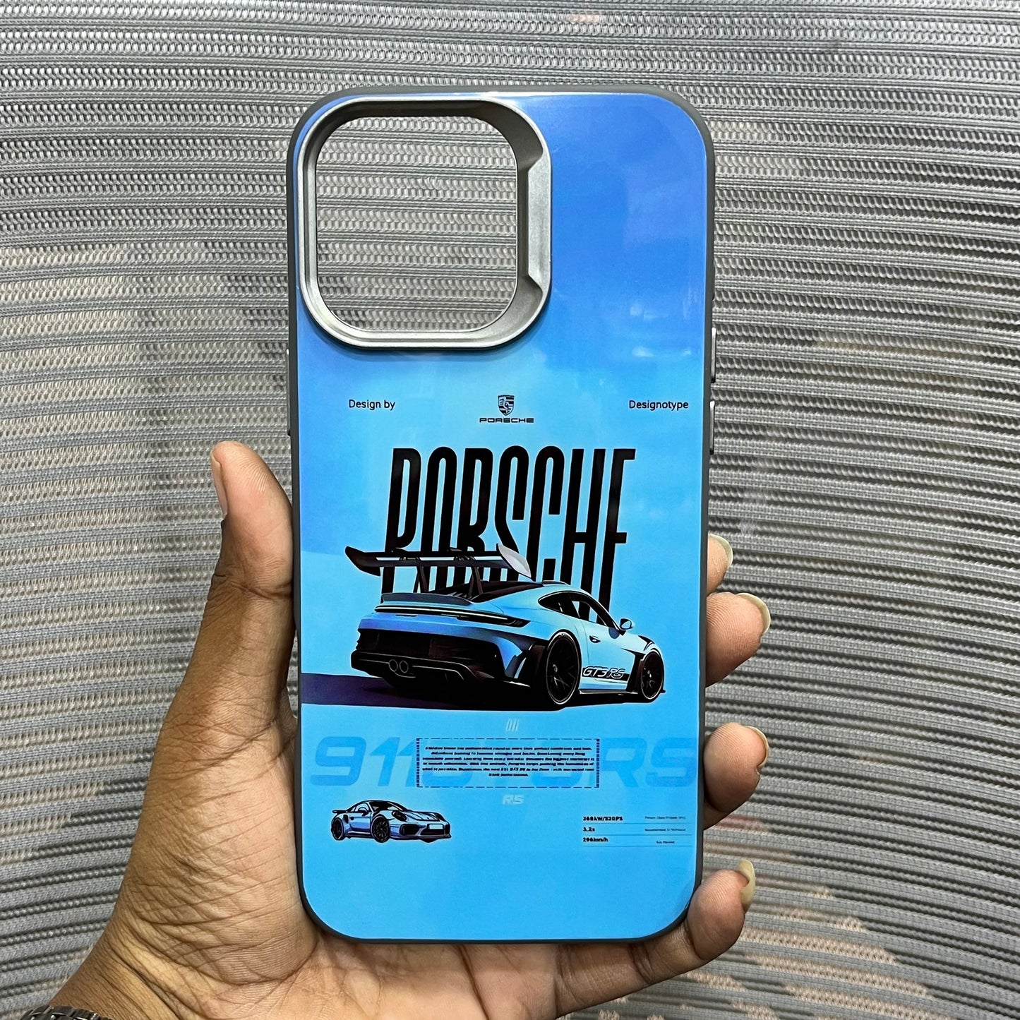 Glossy Car Print Protective iPhone 16 Series Case