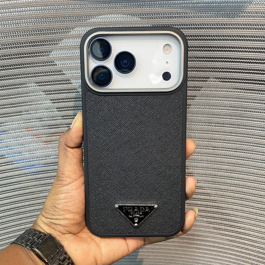 LogoLuxe Leather iPhone 17 Series Case