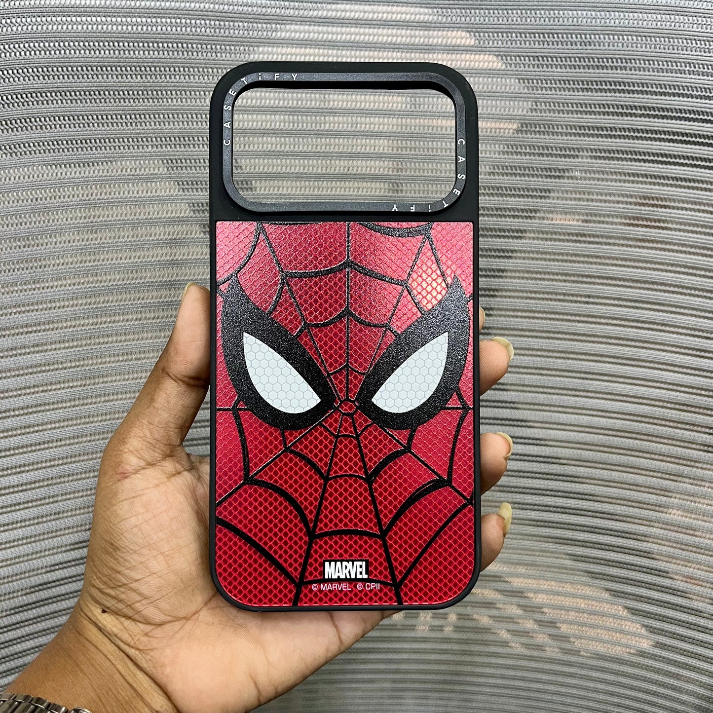 Embossed Web Printed  iPhone 17 Pro Case