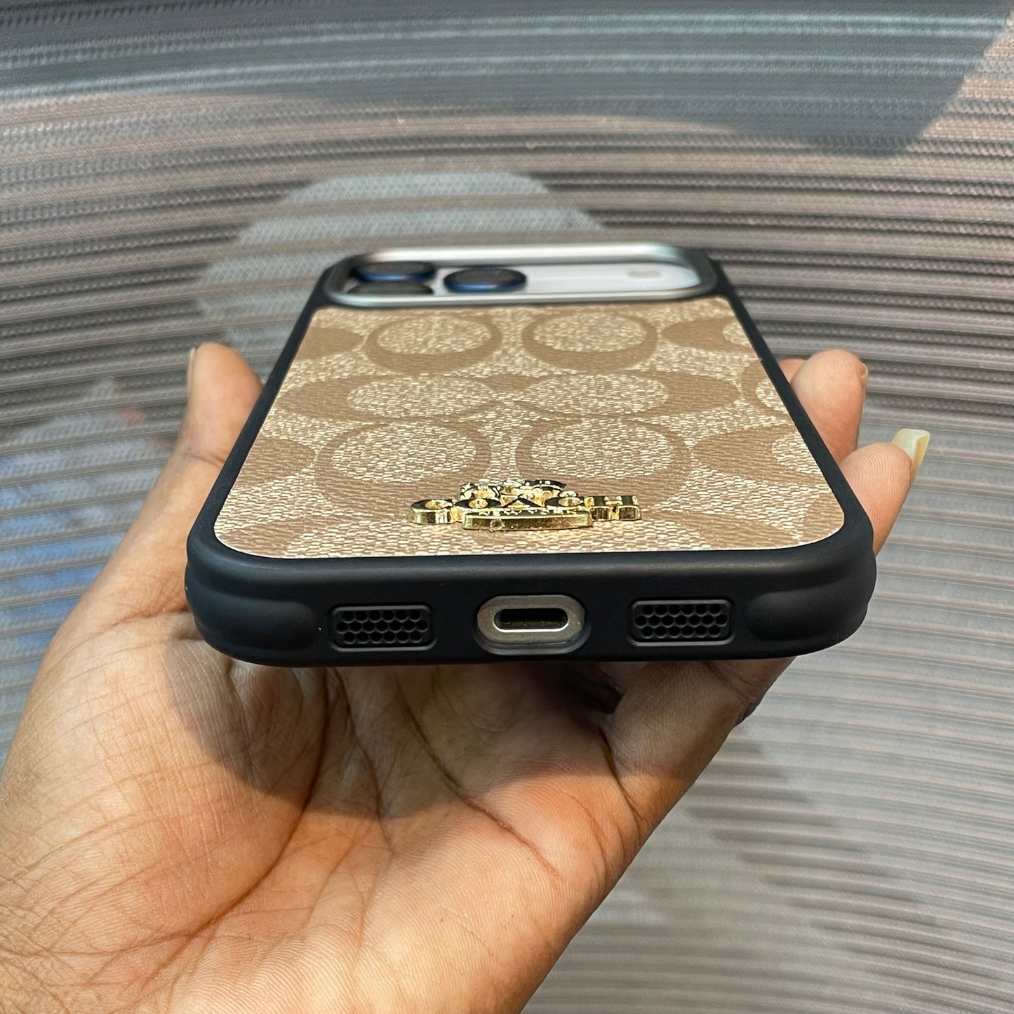 LogoLuxe Leather iPhone 17 Series Case