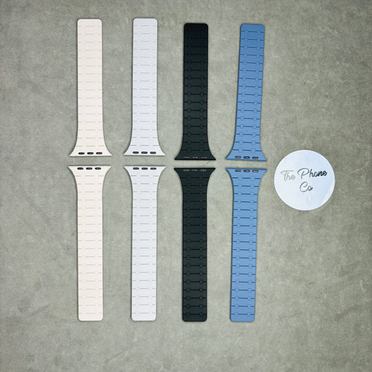 Magnetic Silicone Apple Watch Strap for 42 / 44 / 45 / 49 mm