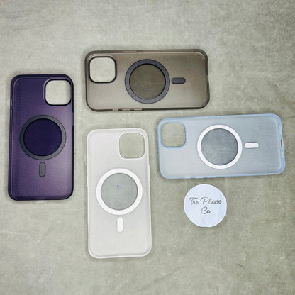 Carbon Fiber Slim Fit MagSafe Case for iPhone