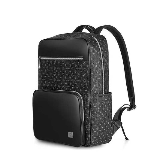 WIWU Master Fingerprint Lock Leather Backpack