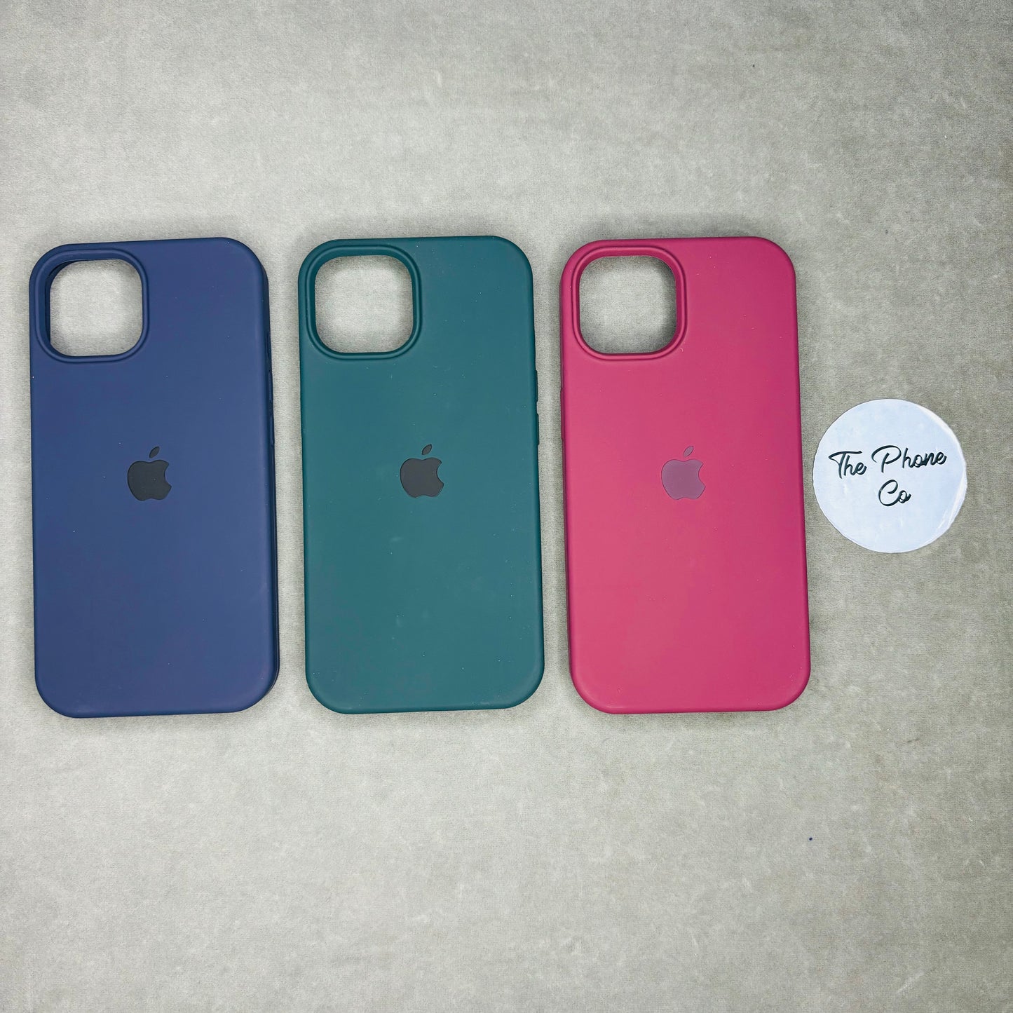 Silicone MagSafe Hard Case for iPhone
