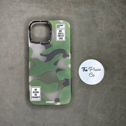 Printed Camouflage Textured Fancy Case