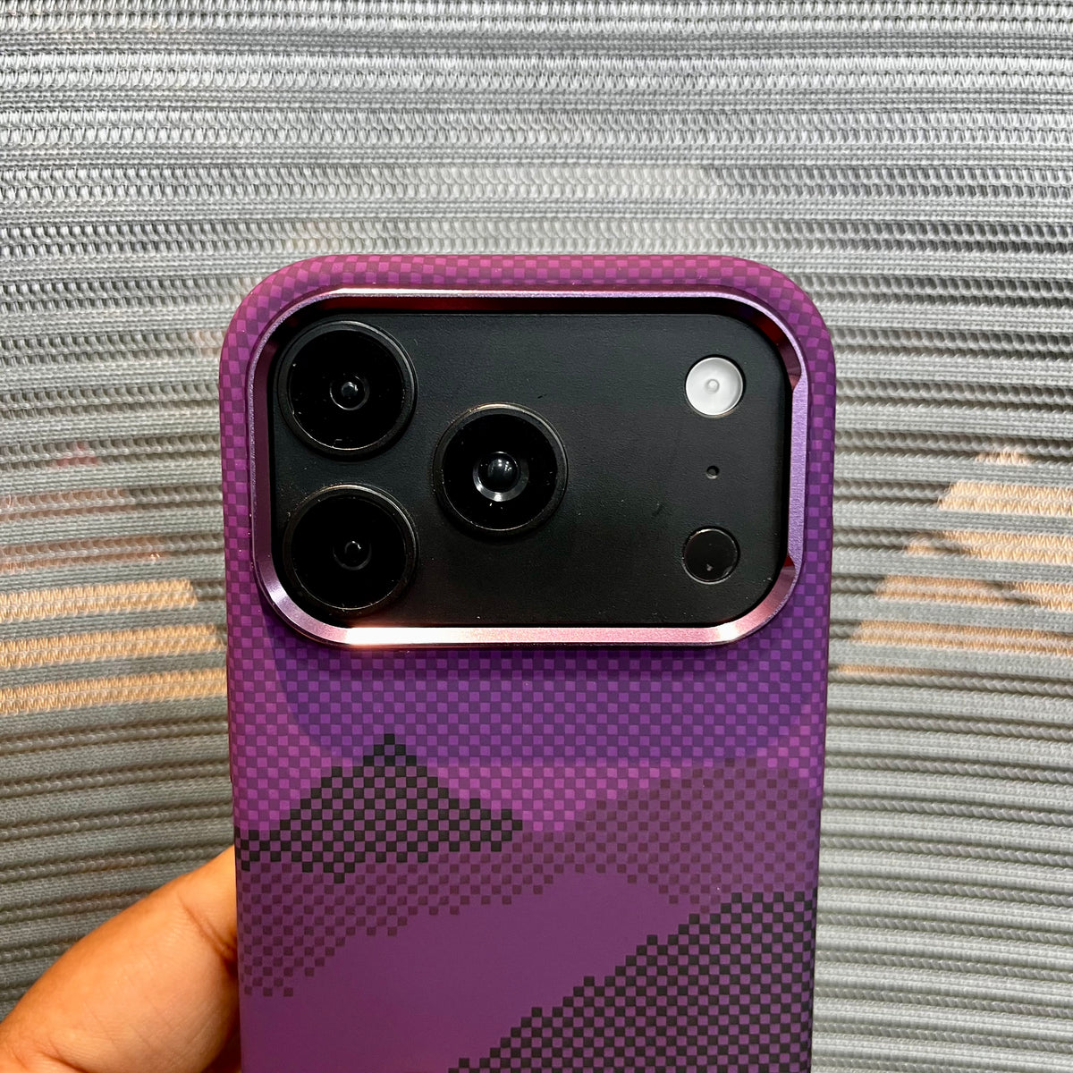 Carbon Fiber Mountain Design iPhone Case