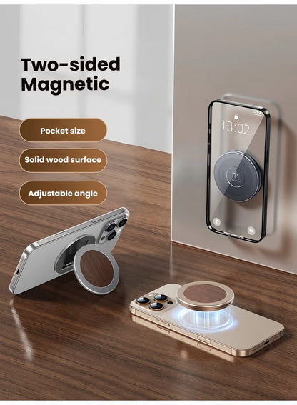 MagWood Dual-Side Magnetic Ring Stand