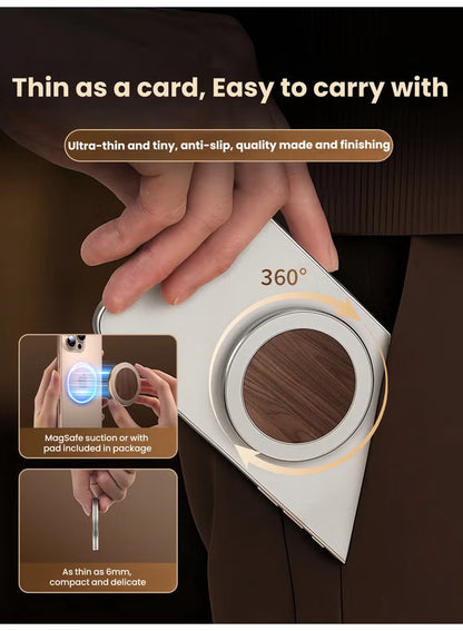 MagWood Dual-Side Magnetic Ring Stand