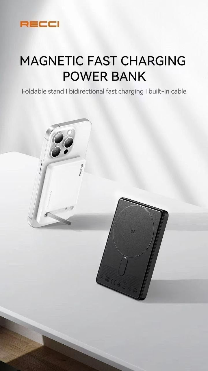 MagStand 5000mAh MagSafe Power Bank with Foldable Stand