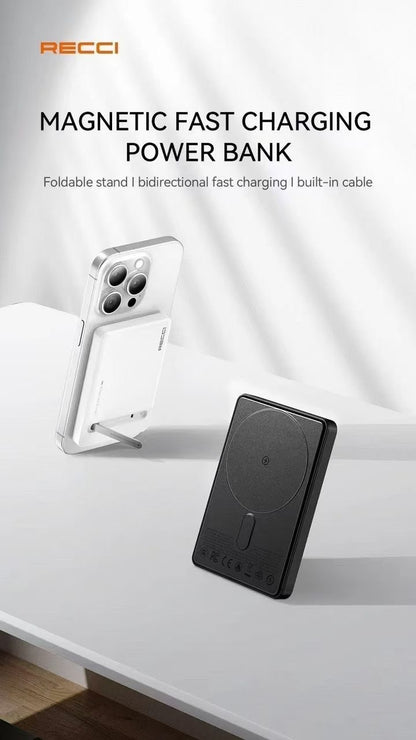 MagStand 5000mAh MagSafe Power Bank with Foldable Stand