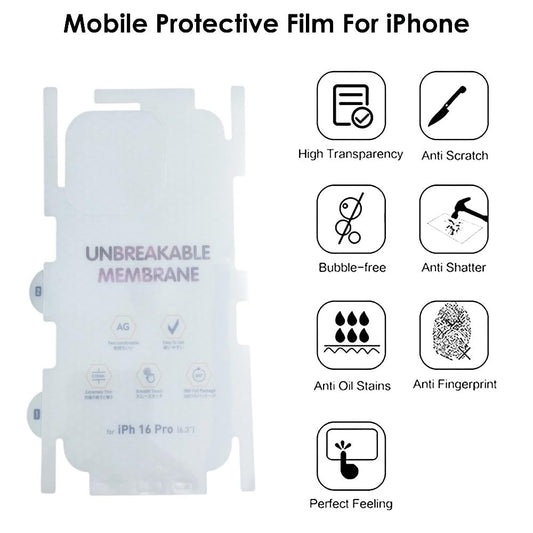 Membrane Matte iPhone Back Film