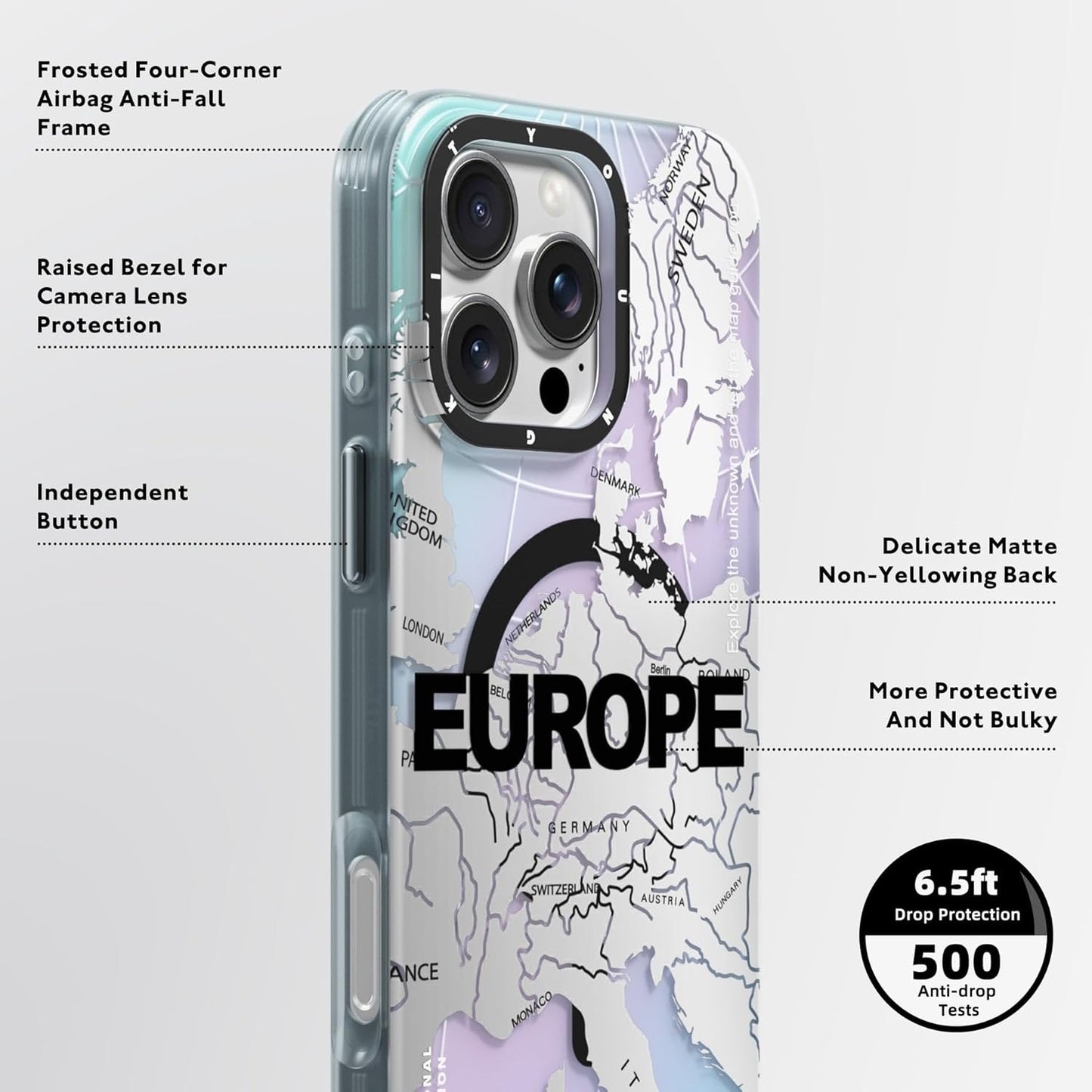 GlobalShield Matte iPhone 16 Pro Case