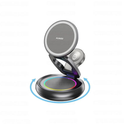 TriDock Foldable 3-in-1 Wireless Charging Station