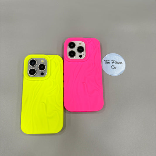 Soft Silicone Neon Case for iPhone