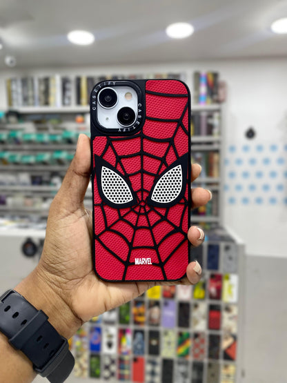 Super Heros Embossed Silicone Hard Case for iPhone