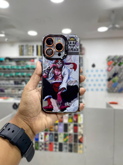 Anime Embossed Glossy Hard Case for iPhone X / XS