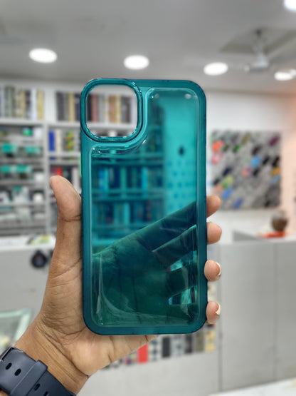 Soft Silicone Color Transparent Case for iPhone