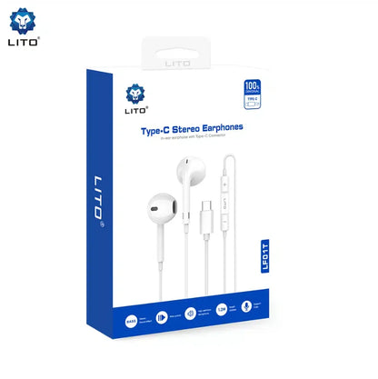 LITO Type-C Stereo Wired Earphones