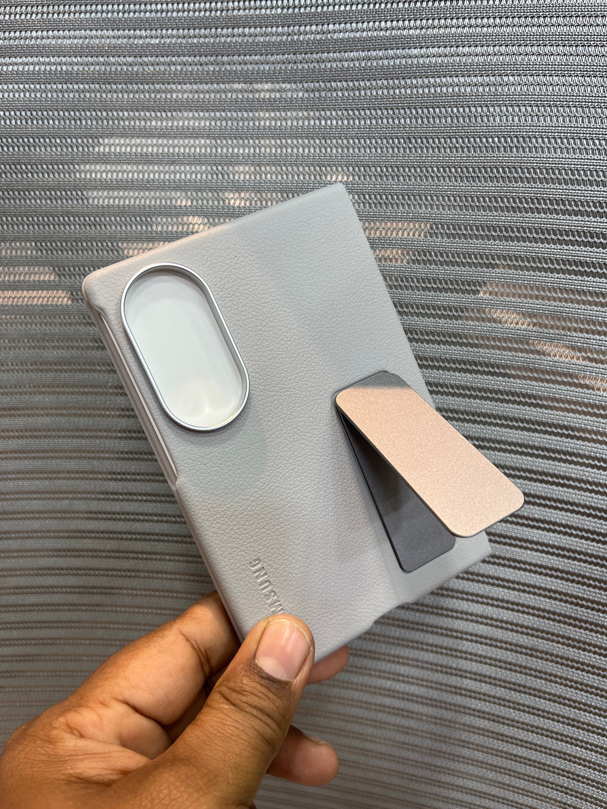 Leather-Finish Stand Case for Samsung Galaxy Z Fold