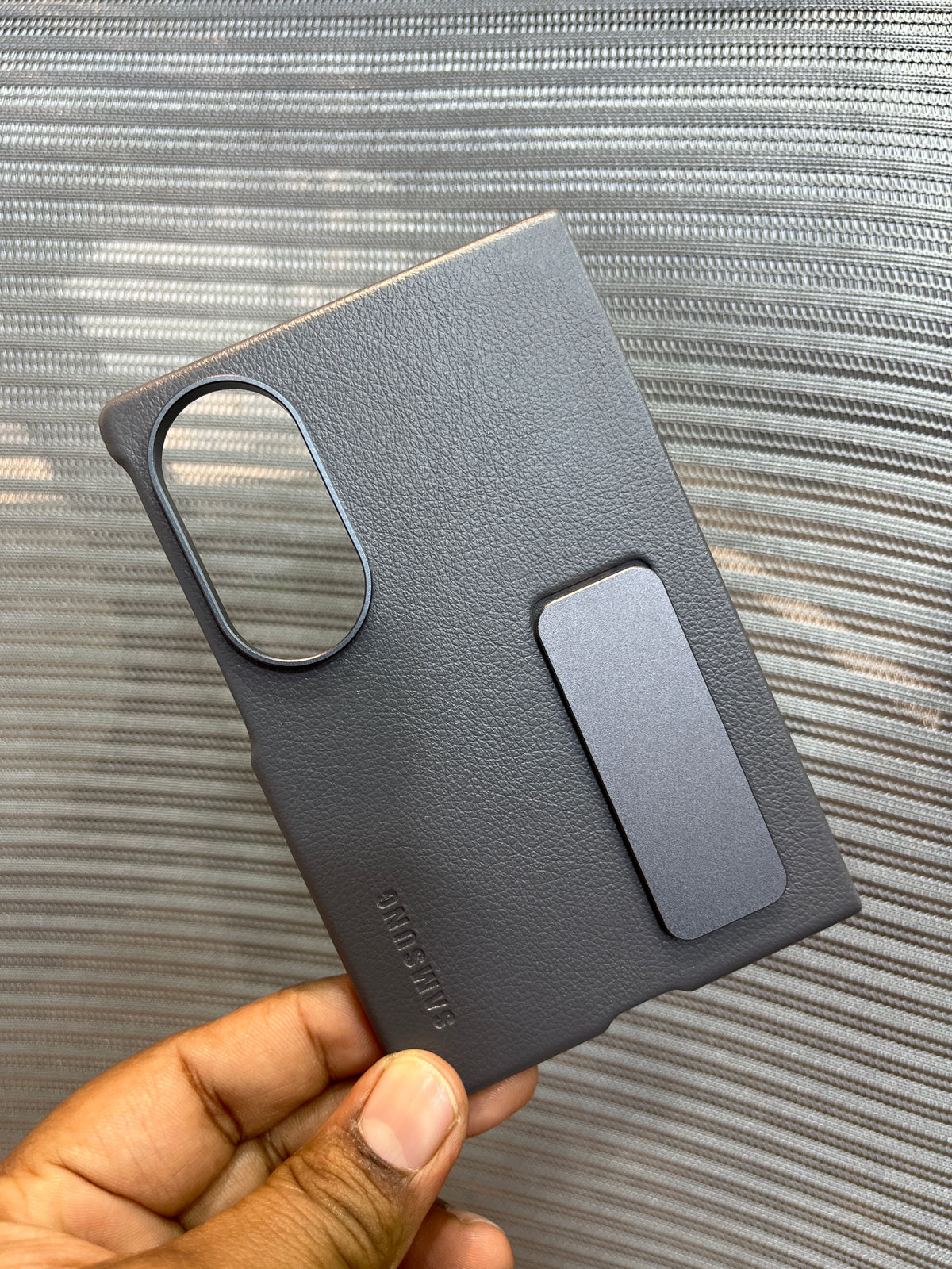 Leather-Finish Stand Case for Samsung Galaxy Z Fold