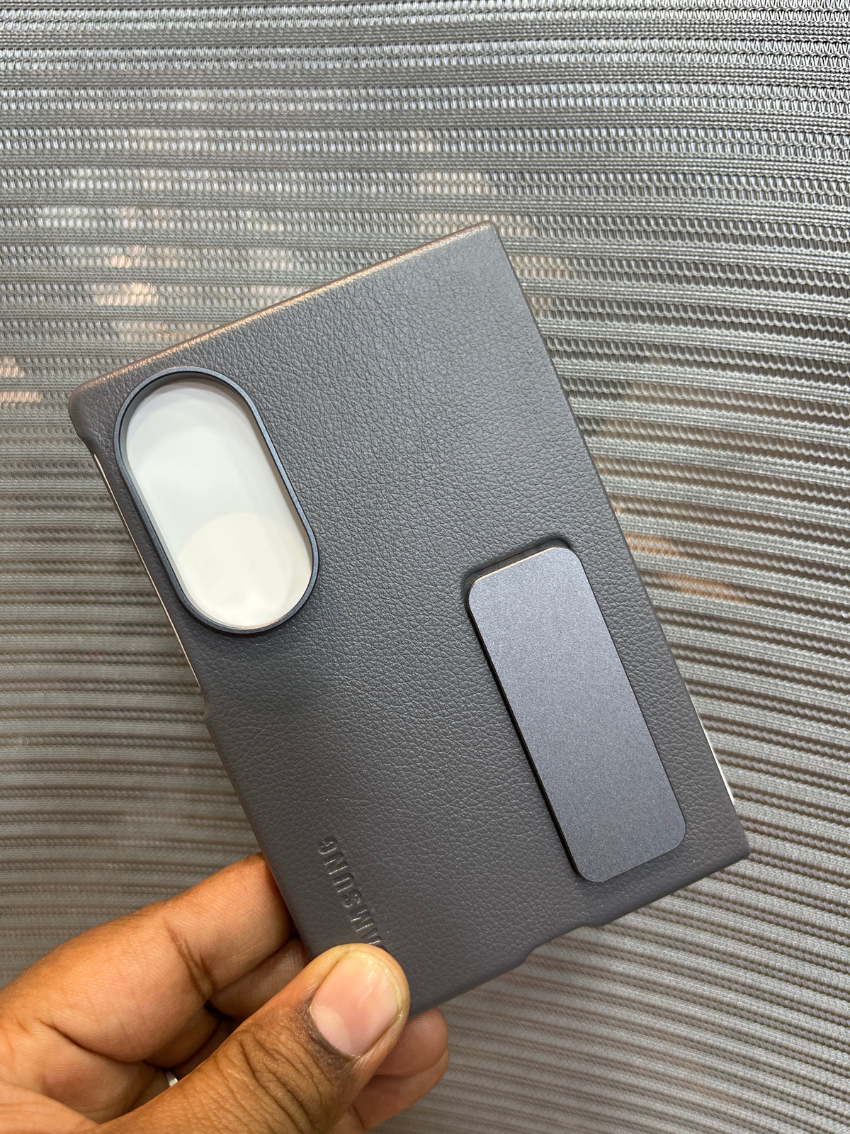 Leather-Finish Stand Case for Samsung Galaxy Z Fold