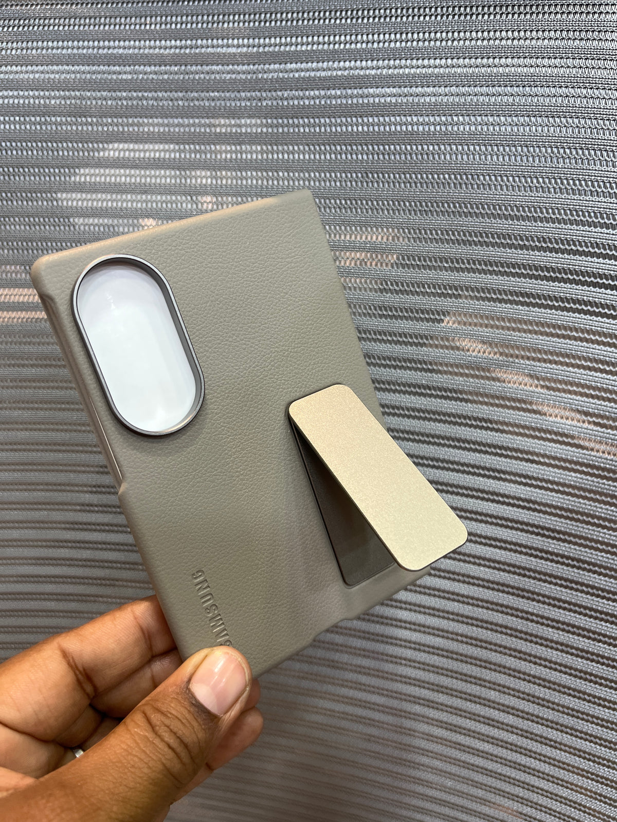Leather-Finish Stand Case for Samsung Galaxy Z Fold