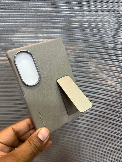 Leather-Finish Stand Case for Samsung Galaxy Z Fold