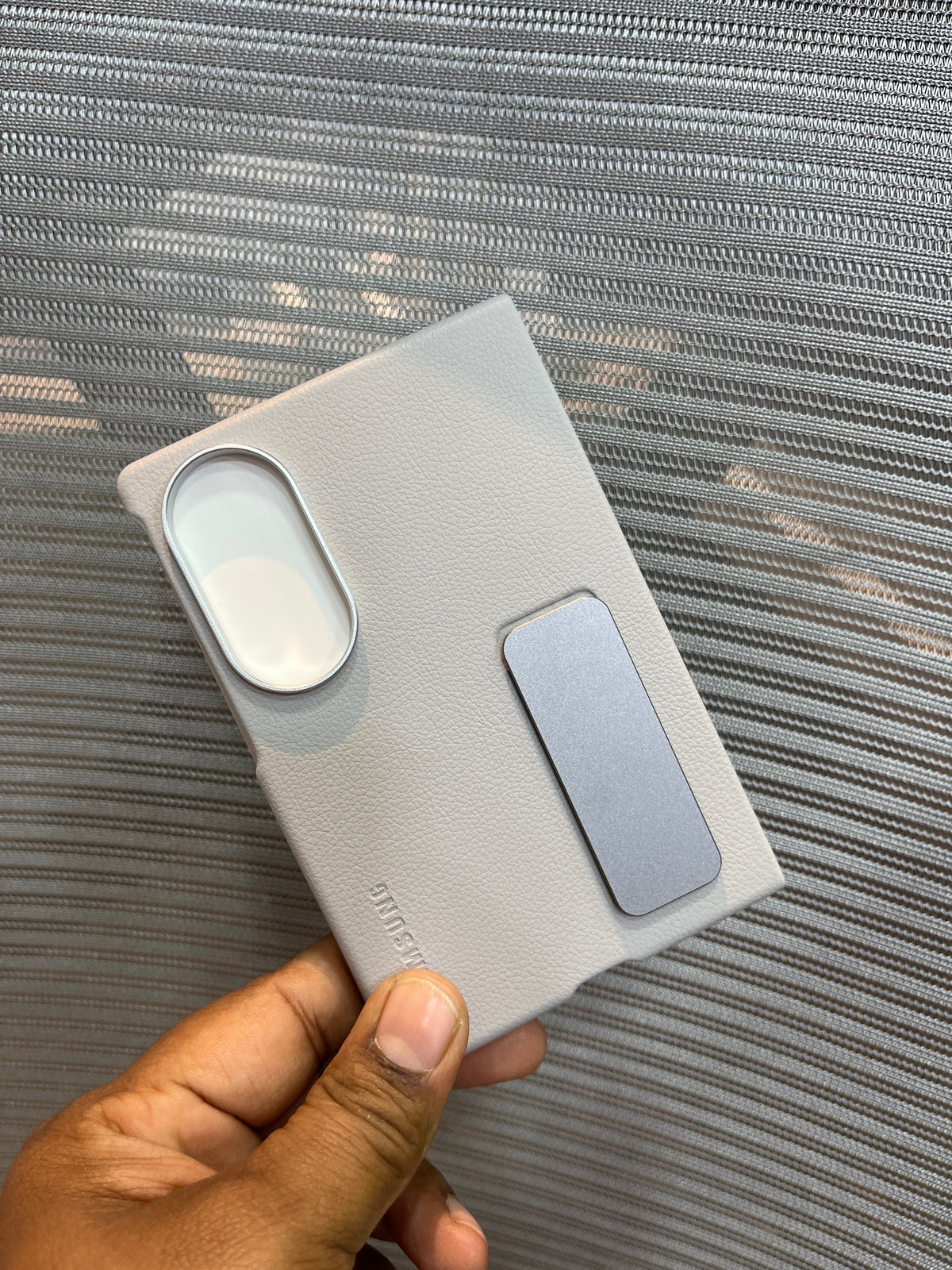 Leather-Finish Stand Case for Samsung Galaxy Z Fold