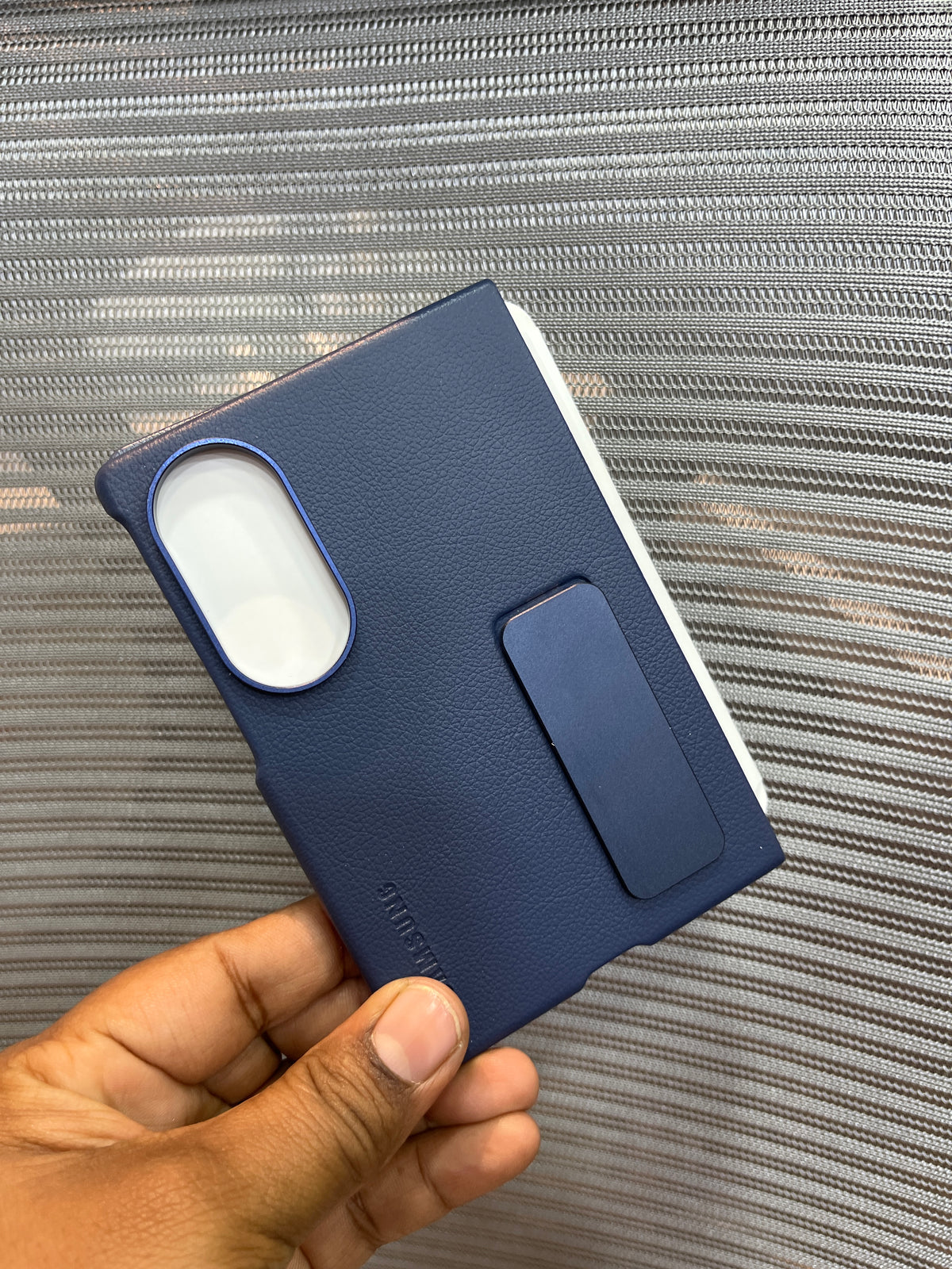 Leather-Finish Stand Case for Samsung Galaxy Z Fold