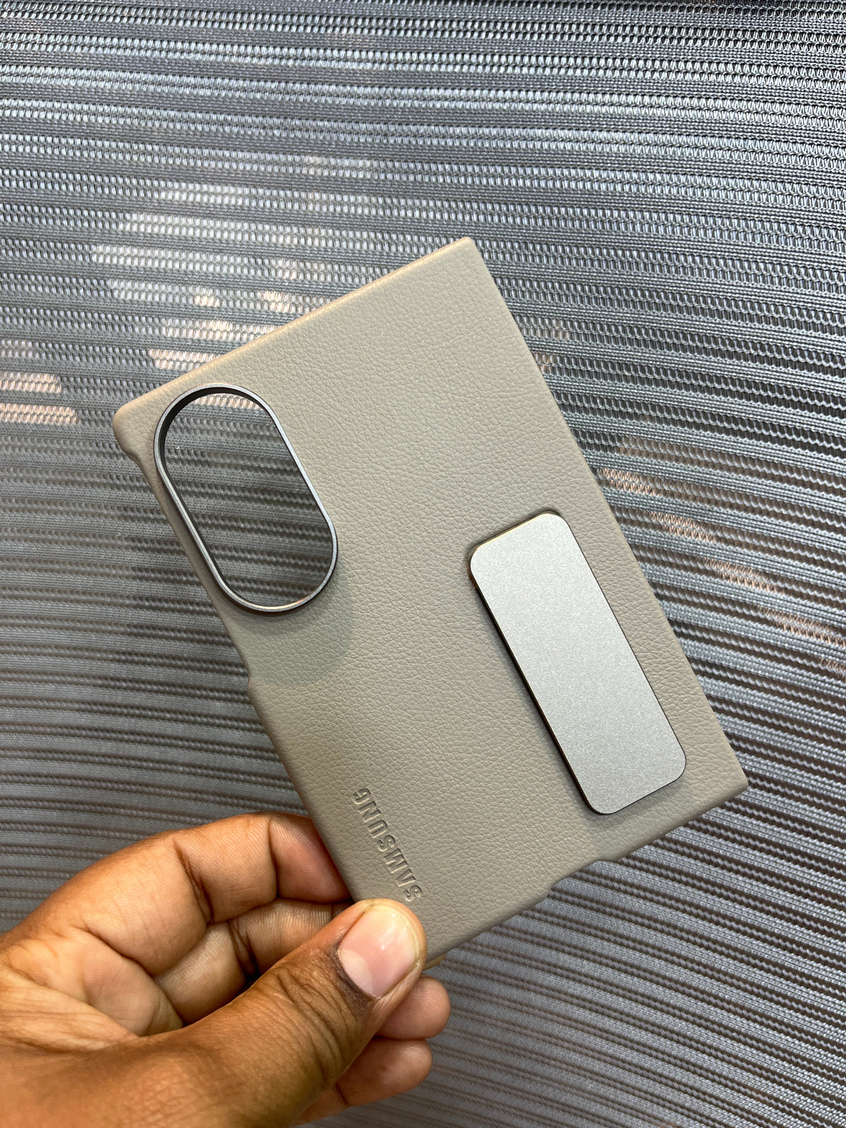 Leather-Finish Stand Case for Samsung Galaxy Z Fold