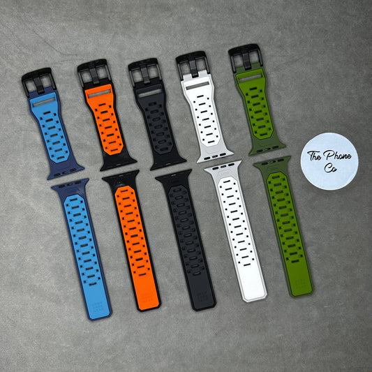 Silicone Sports Wear Apple Watch Strap for 42 / 44 / 45 / 49  mm