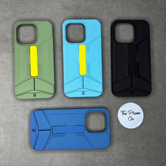 Color Phone Stand with Finger Ring Holder Case