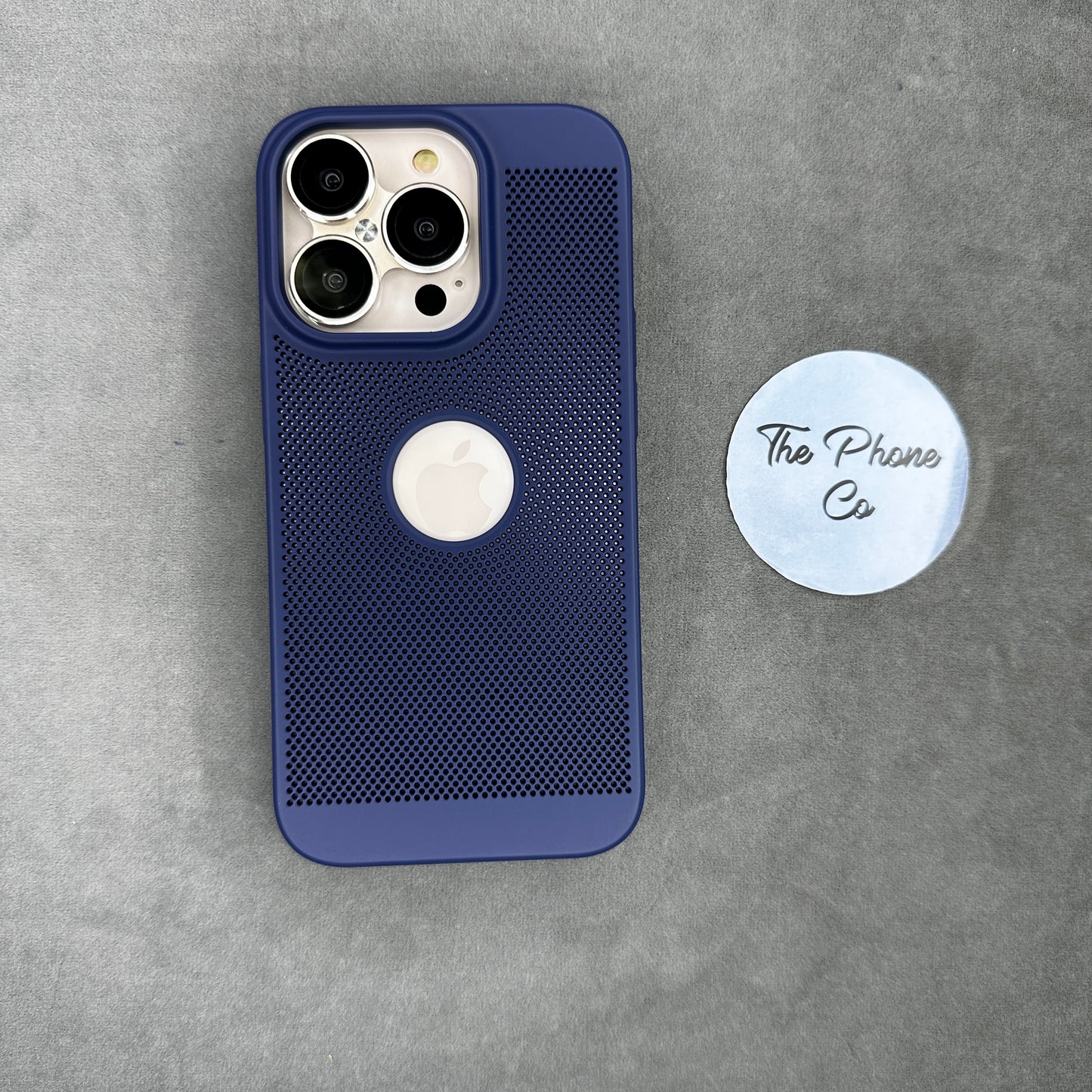 Doted Slim Fit Case with Logo Cut