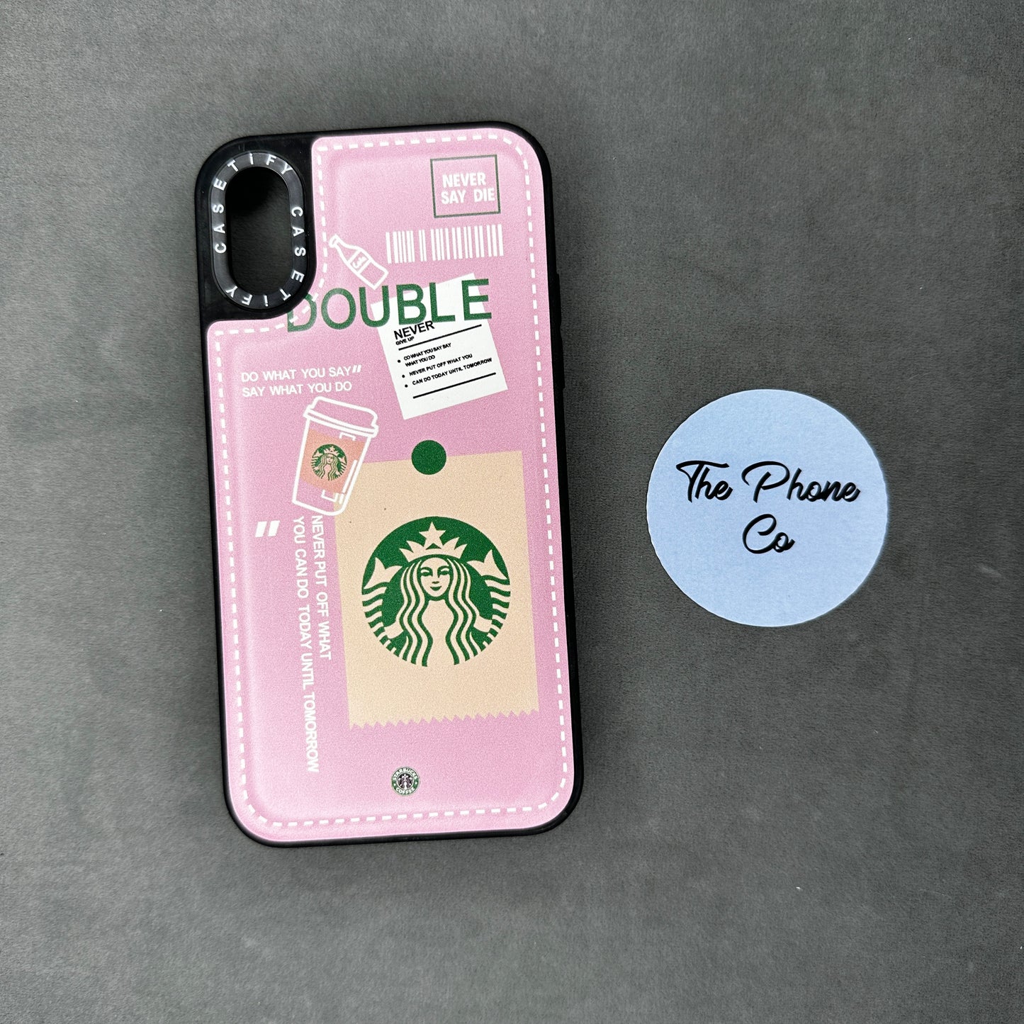 Starbucks Printed Leather Finish Case for X / XS