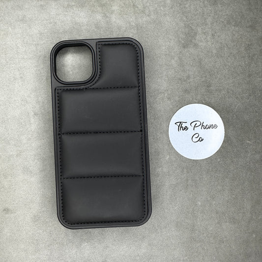 Leather Puffer Case for iPhone 14 Plus