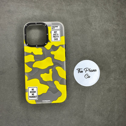 Printed Camouflage Textured Fancy Case