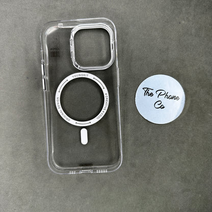 Transparent MagSafe Hard Case for iPhone 14 Pro