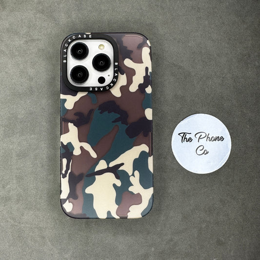 Camouflage Printed Matte Hard Case