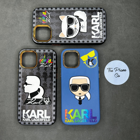 Karl Lagerfeld Hard Embossed Case for iPhone 12 / 12 Pro