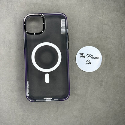 Transparent MagSafe Case with Color Frame