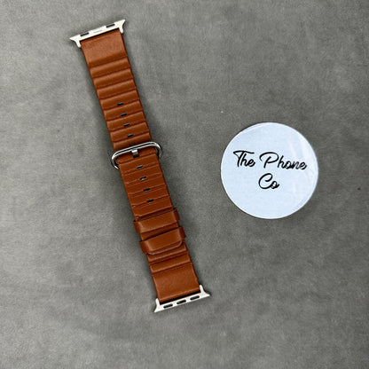 Leather Wave Textured Apple Watch Strap 38 / 40 / 41 mm