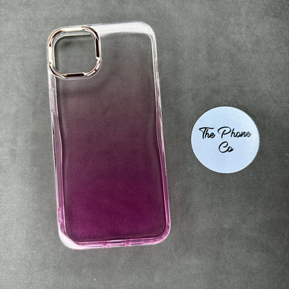 Glitter Gradient Transparent Case for iPhone 14 Pro & 14 Plus
