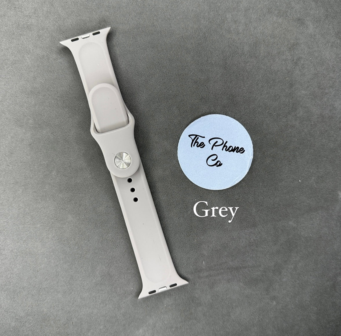 Silicone Solid Color Apple Watch Strap for 42/44/45/49 mm