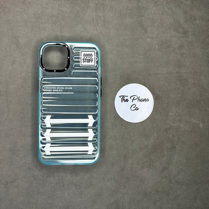 Printed Embossed Wavy Textured Fancy Case