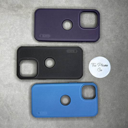 Frosted Shield Protective Logo Cut Case