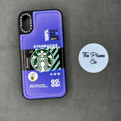 Starbucks Printed Leather Finish Case for X / XS