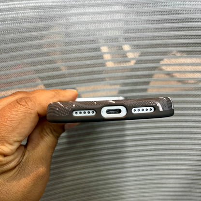 Carbon Fiber Great Wave iPhone Case