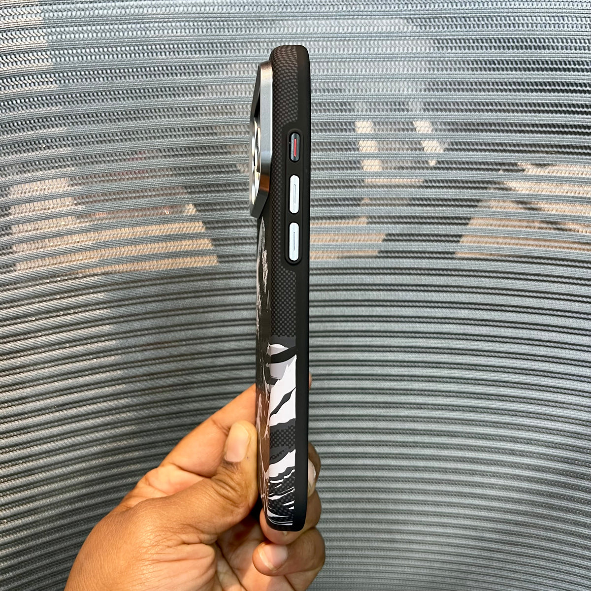Carbon Fiber Great Wave iPhone Case